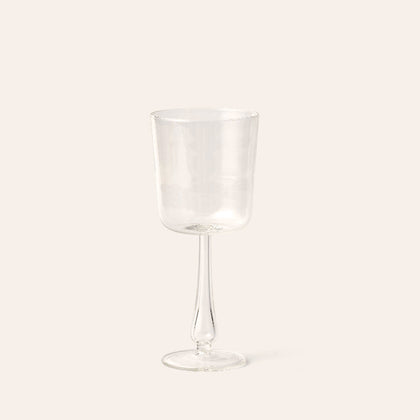 Luisa Calice Stem Glass in Clear (Set of 2)