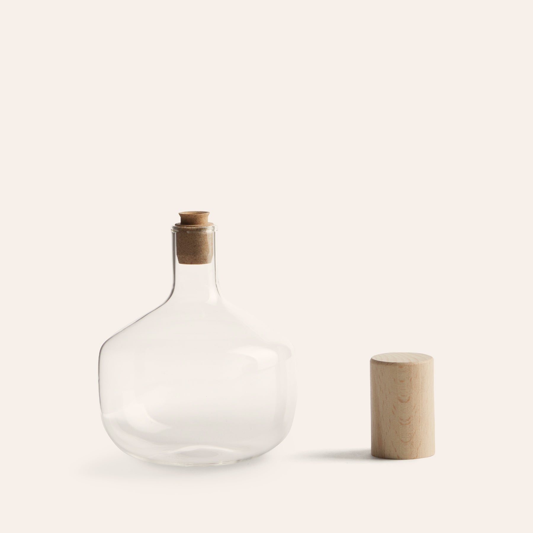 Trulli Short Bottle in Clear