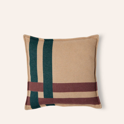 Rete Jacquard Pillow in Sienna Tan