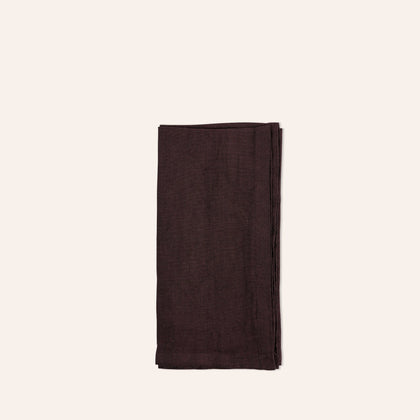 Tela Napkin in Plum Red (Set of 4)