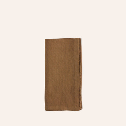 Tela Napkin in Russet Brown (Set of 4)