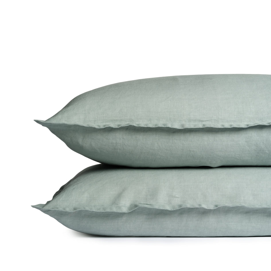 Tela Linen Pillowcase in Ash Gray (Set of 2) Image 1