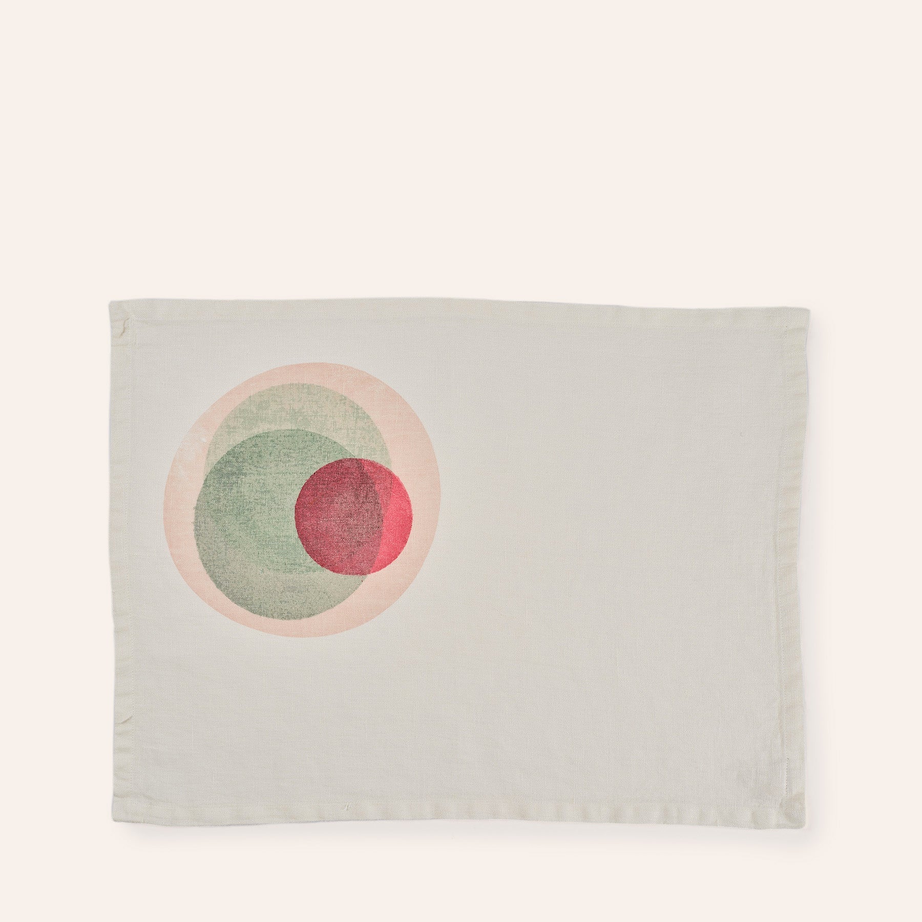 Tela Linen Placemat Macchiato in Slate Green (Set of 2)