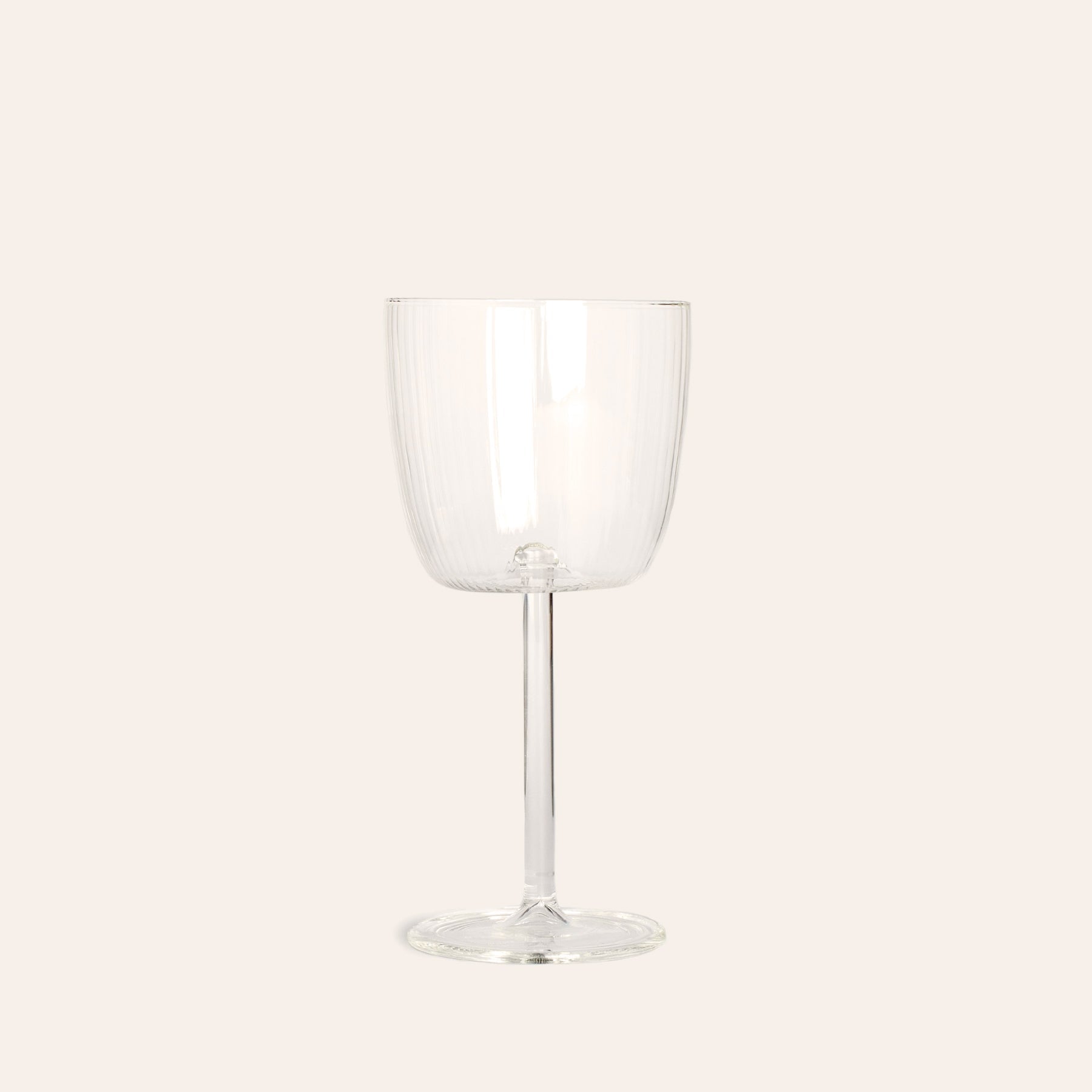 Tuccio Calice Stem Glass in Millerighe (Set of 2)