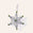Star Ornament in Silver/Green