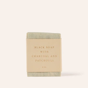 Black Soap with Charcoal and Patchouli