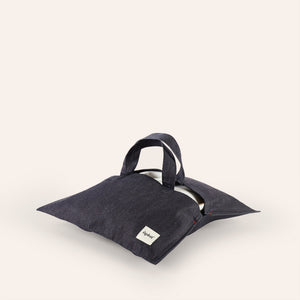 Plat Tote in Denim