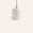 Small Cylinder Hanging Lantern in White