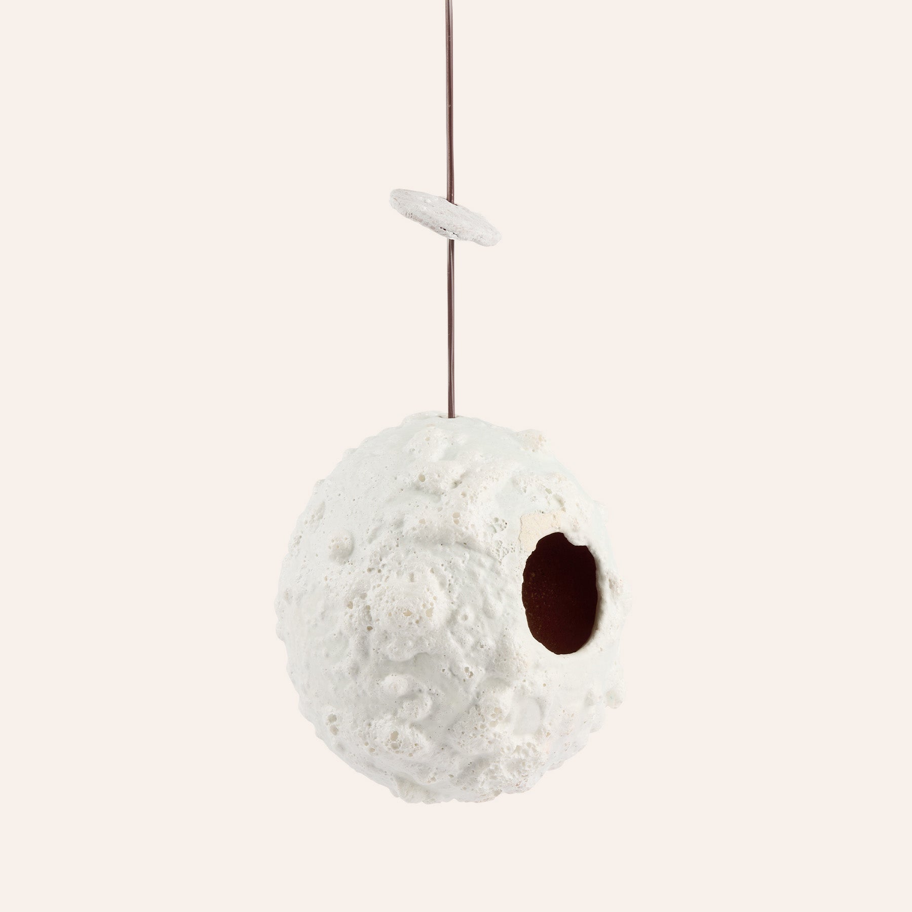 Ceramic Birdhouse in White