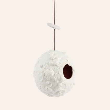 Ceramic Birdhouse in White
