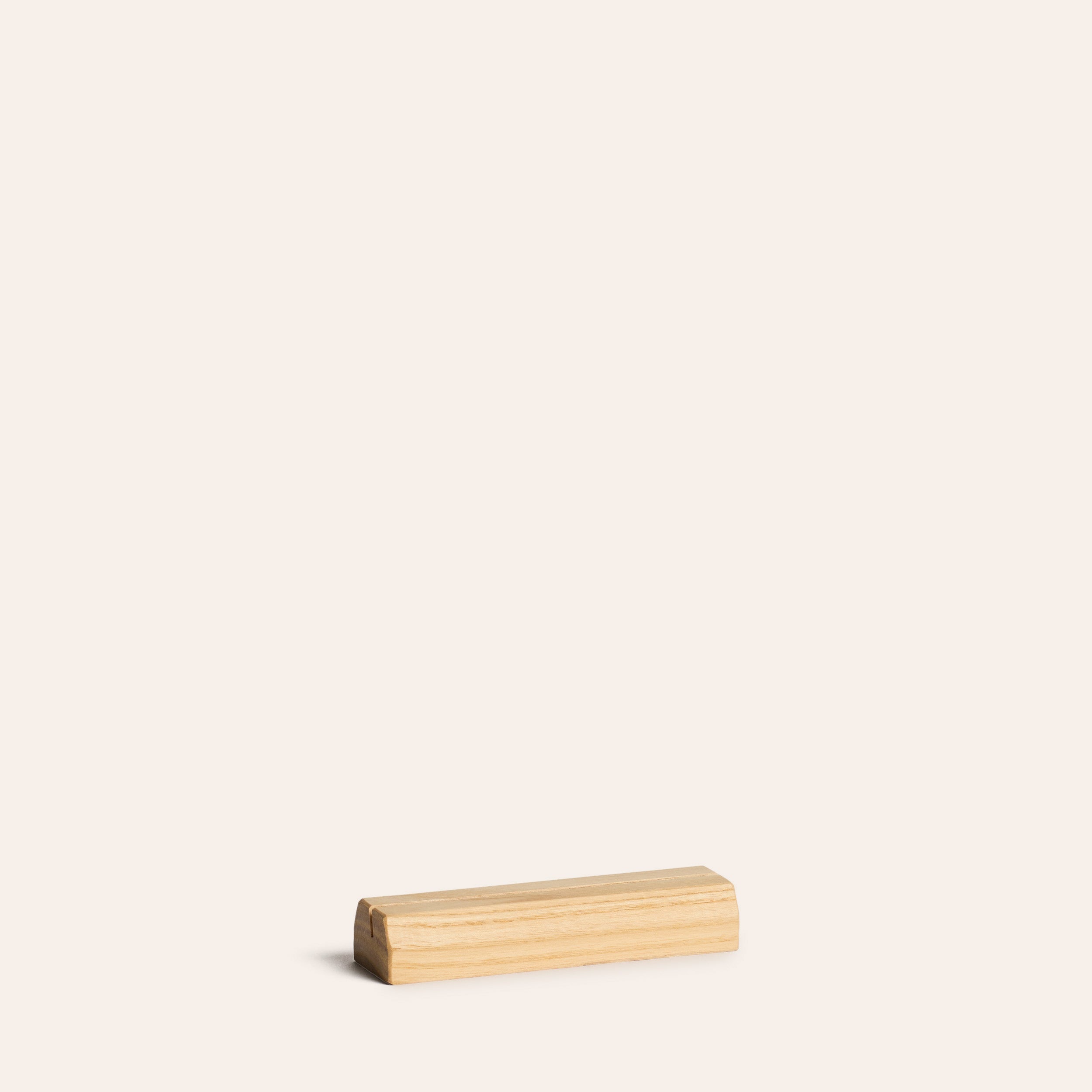 Short Wood Card Holder