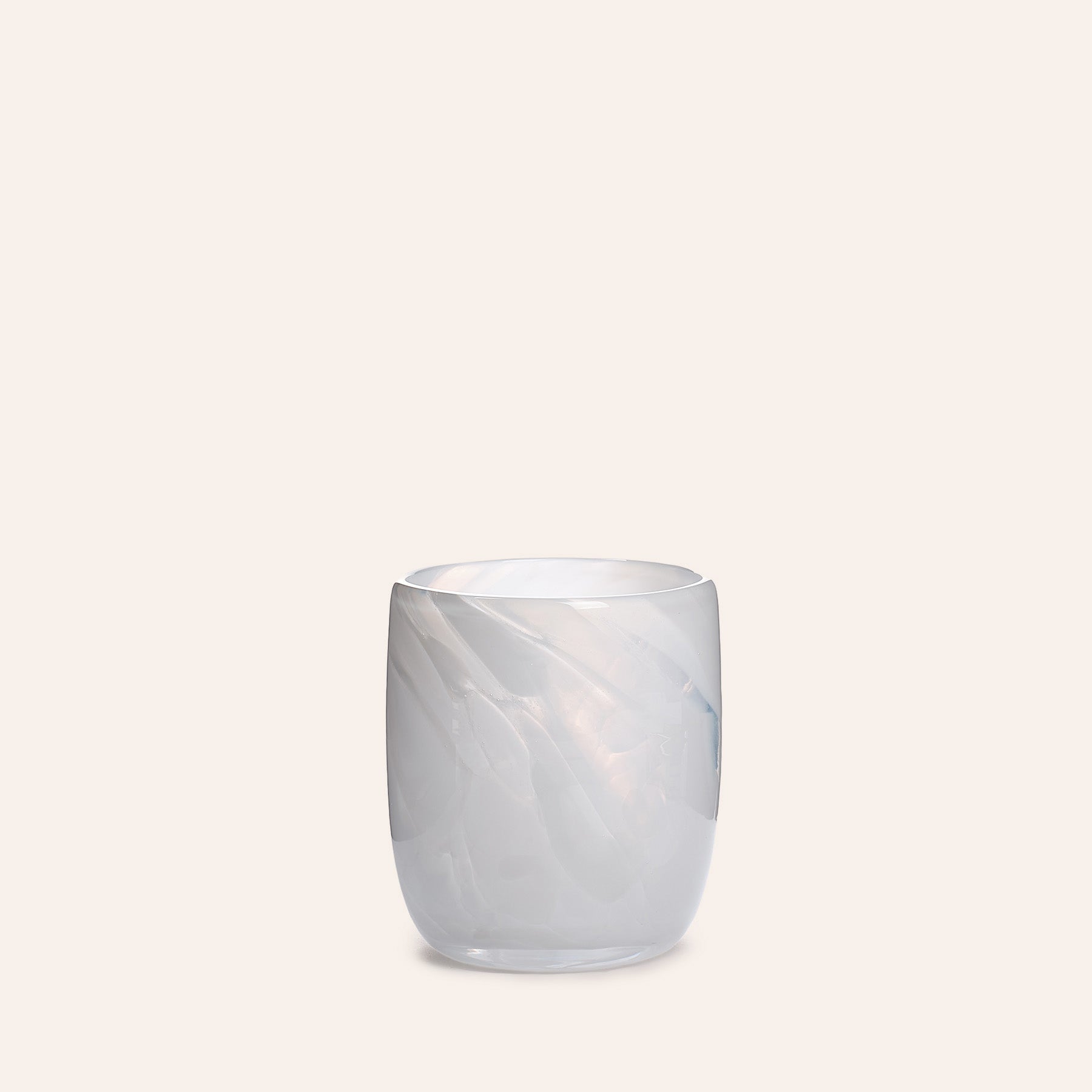 Small Glass in White
