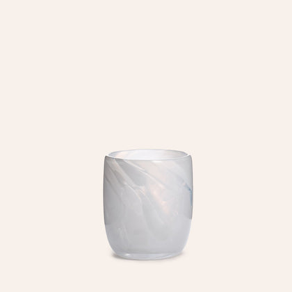 Small Glass in White