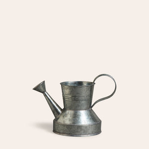Small Watering Can in Galvanized Steel