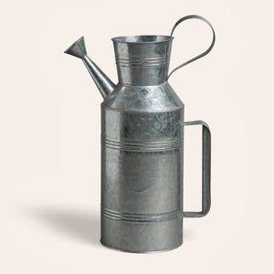 Large Watering Can in Galvanized Steel