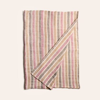 Summer Blanket No. 2 in Rust Stripes