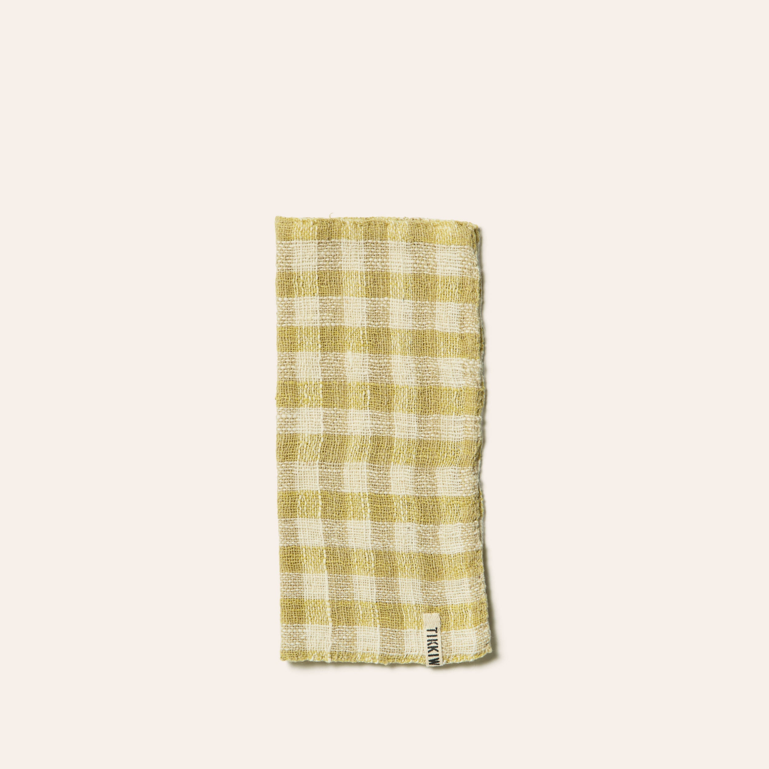 All Day Napkins in Moss Gingham (Set of 4)