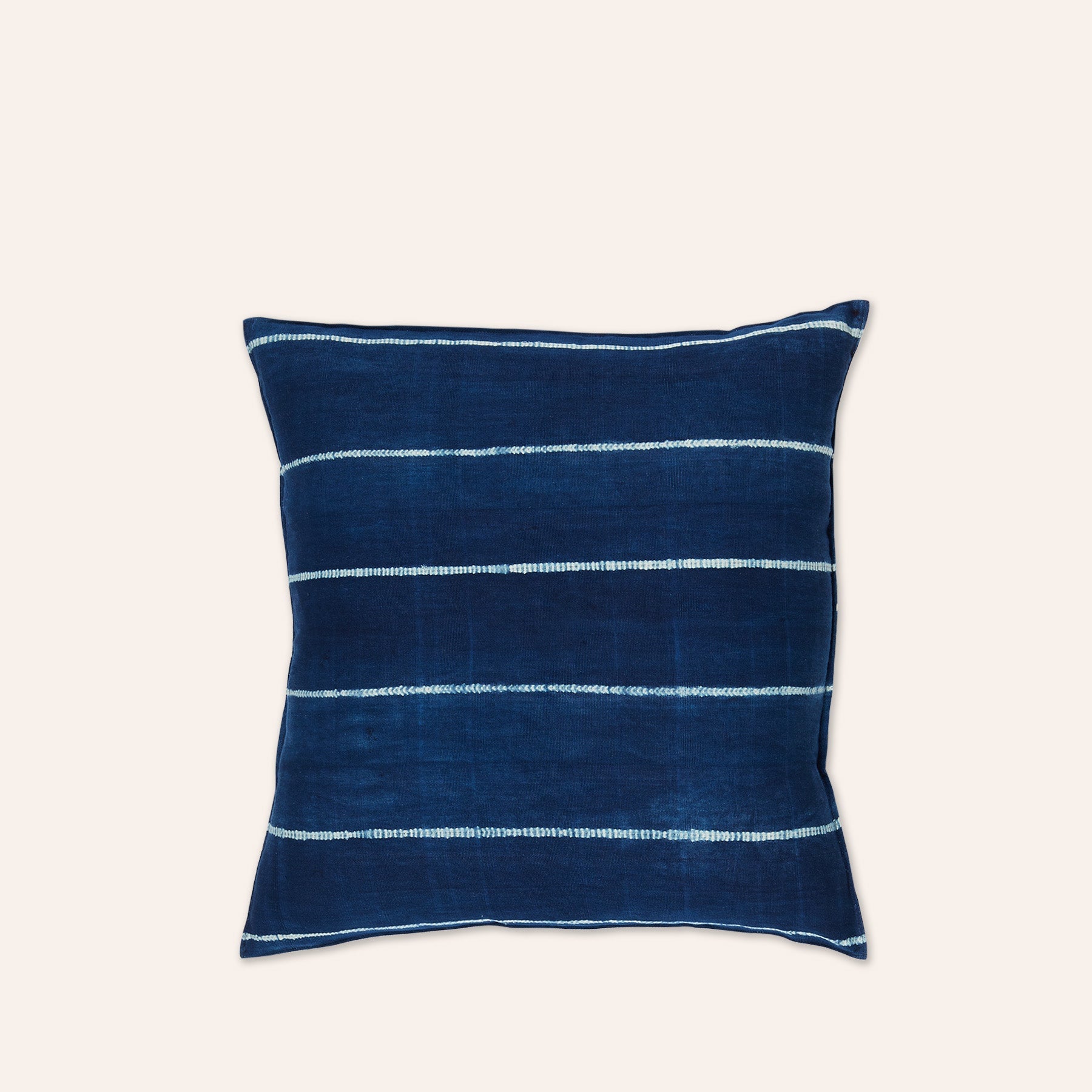 Indigo Cotton Tie Dyed Pillow