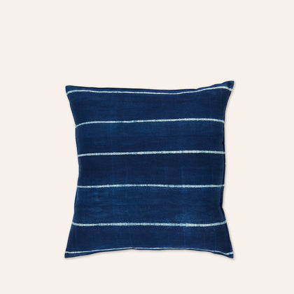 Indigo Cotton Tie Dyed Pillow