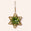 Star Ornament in Gold/Green
