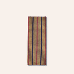 Slate Cotton Waffle Weave Tea Towel in Ochre