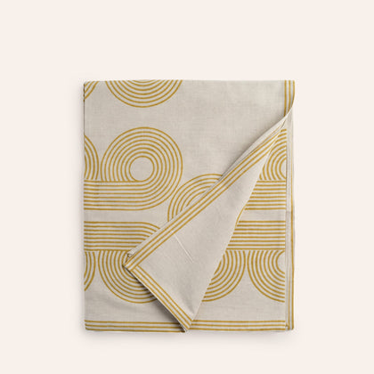 Poiret Tablecloth in Ochre
