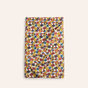 Block Print Tablecloth in Ochre