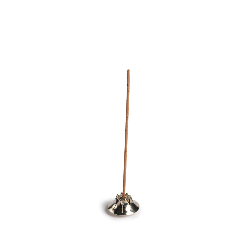 Agave Incense Holder in Satin Nickel Image 2