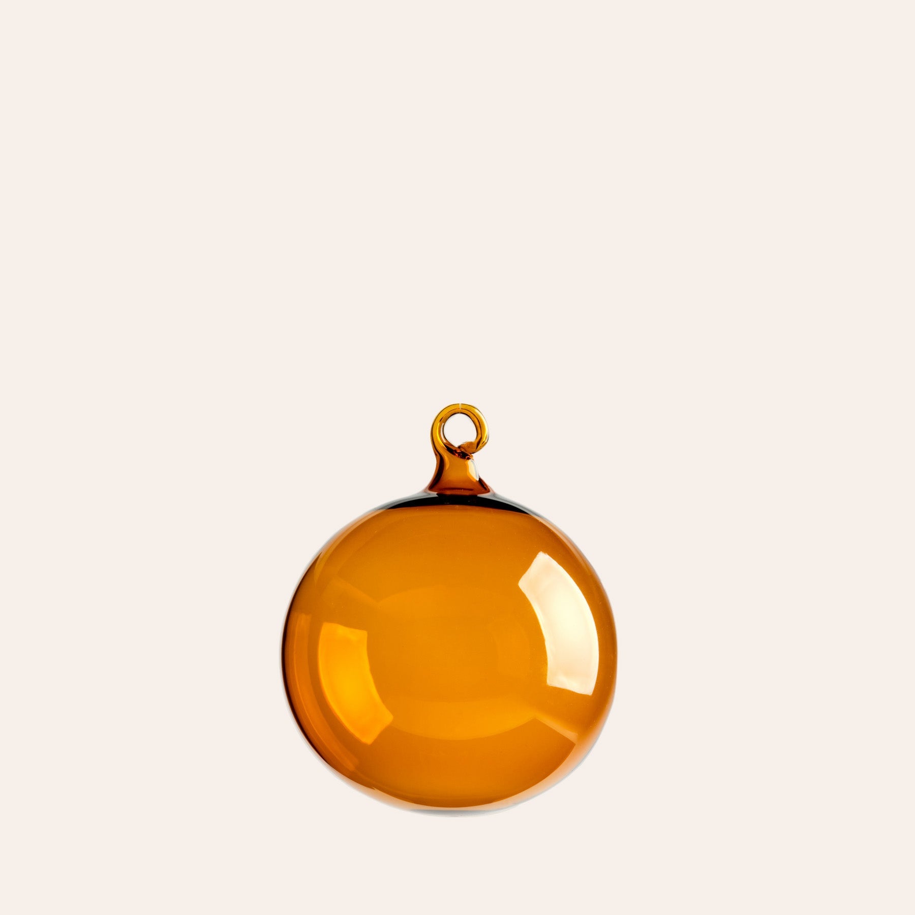 Palline Ornament in Amber Medium