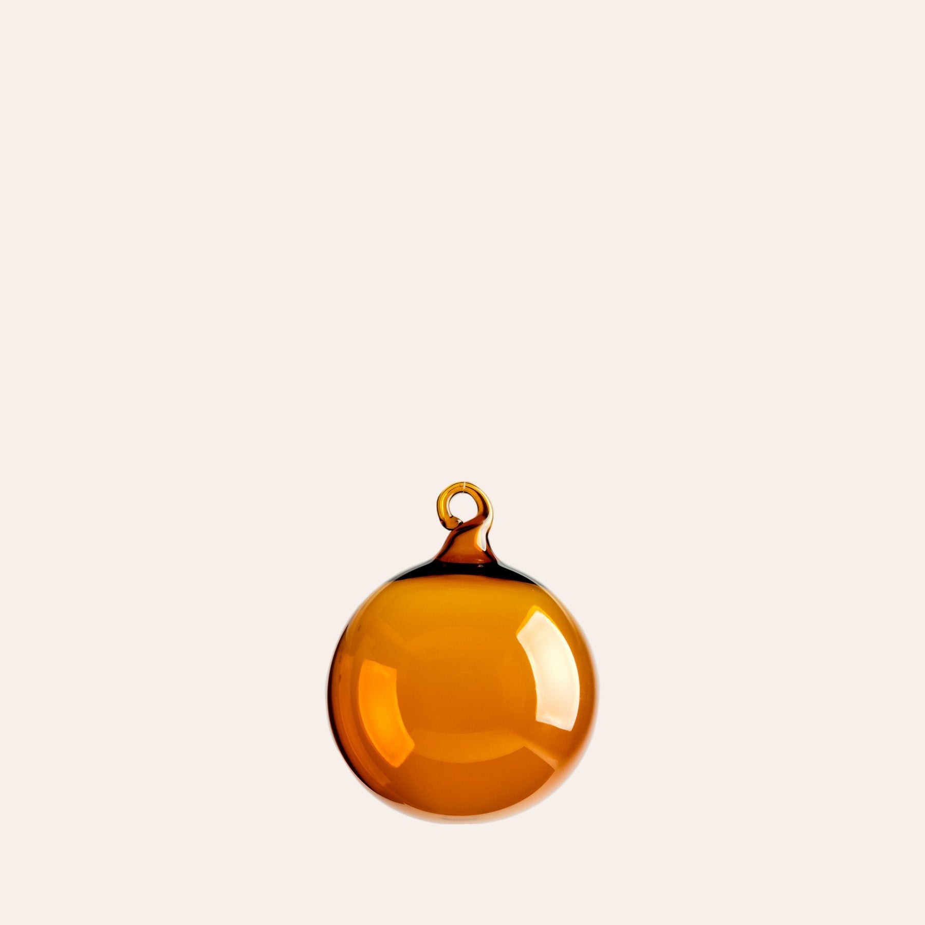 Palline Ornament in Amber Small