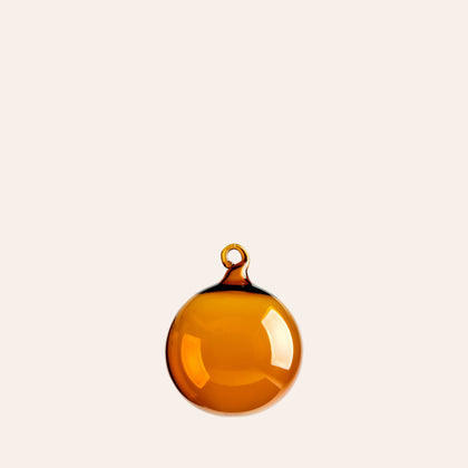 Palline Ornament in Amber Small