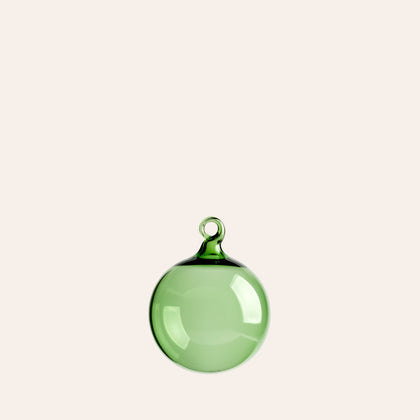 Palline Ornament in Diamine Green Small