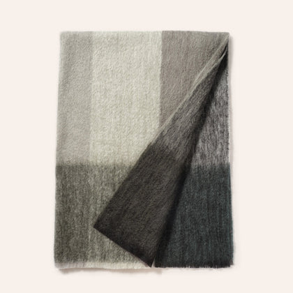 Abstract Throw in Almond