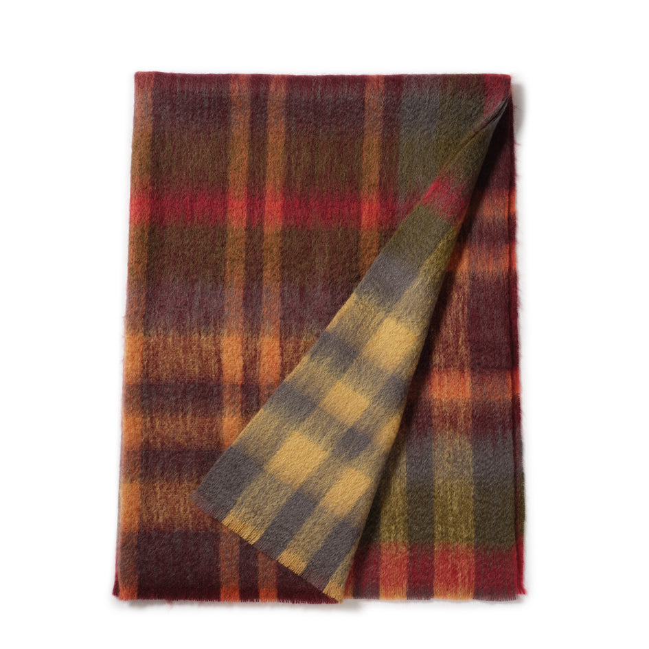 Painterly Throw in Russet Image 1