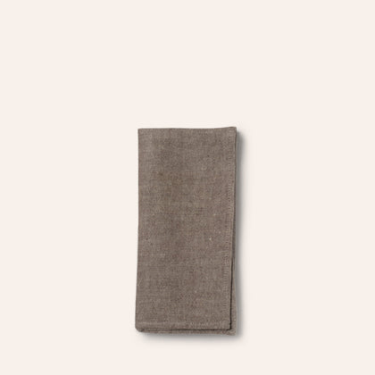 Hopsack Napkins in Warm Grey (Set of 2)
