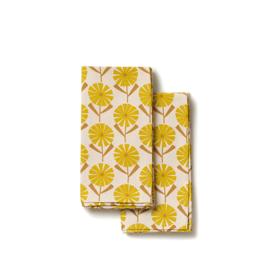 Constance Napkin in Goldenrod (Set of 2) Image 1