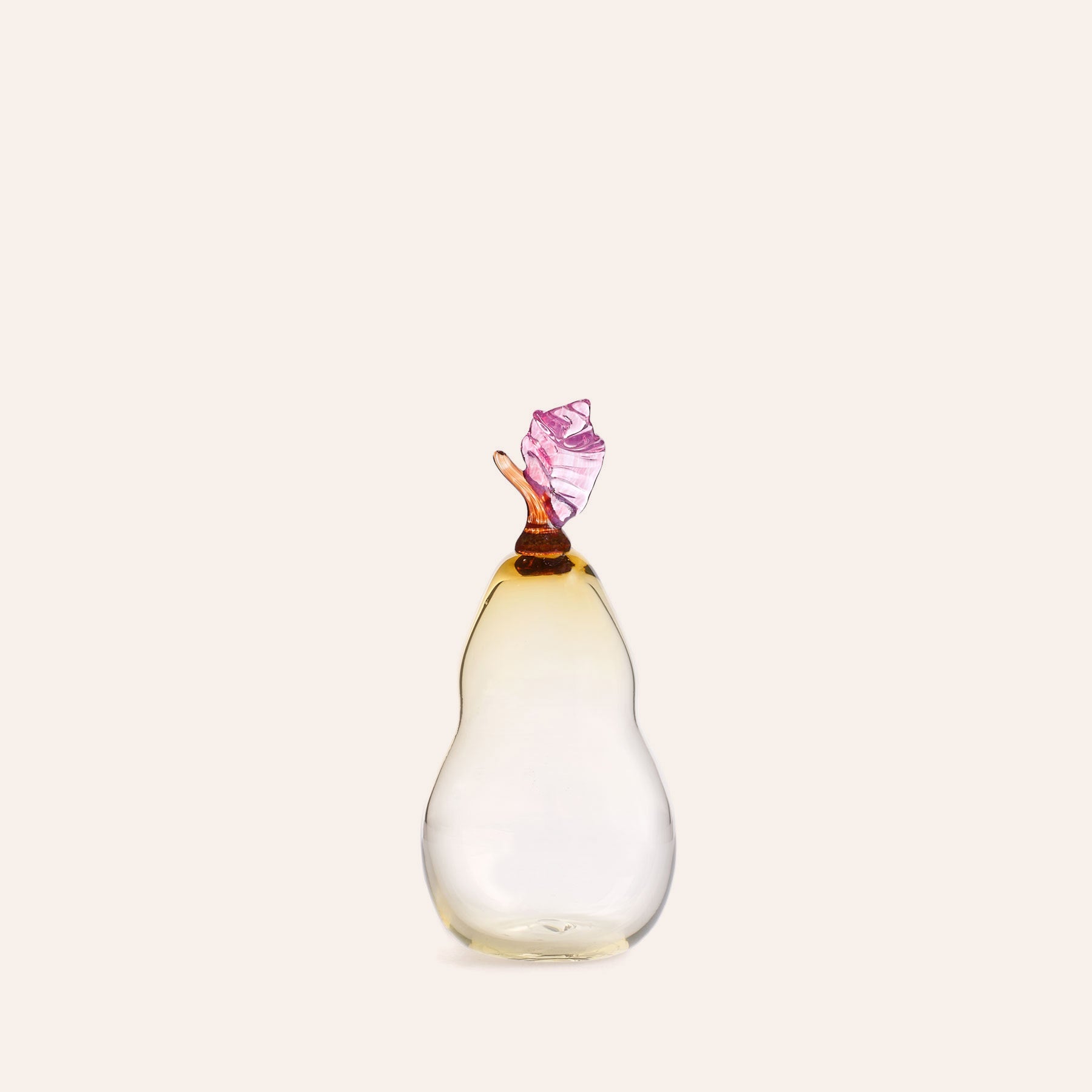 Marianne Pear Paperweight in Panna Cotta