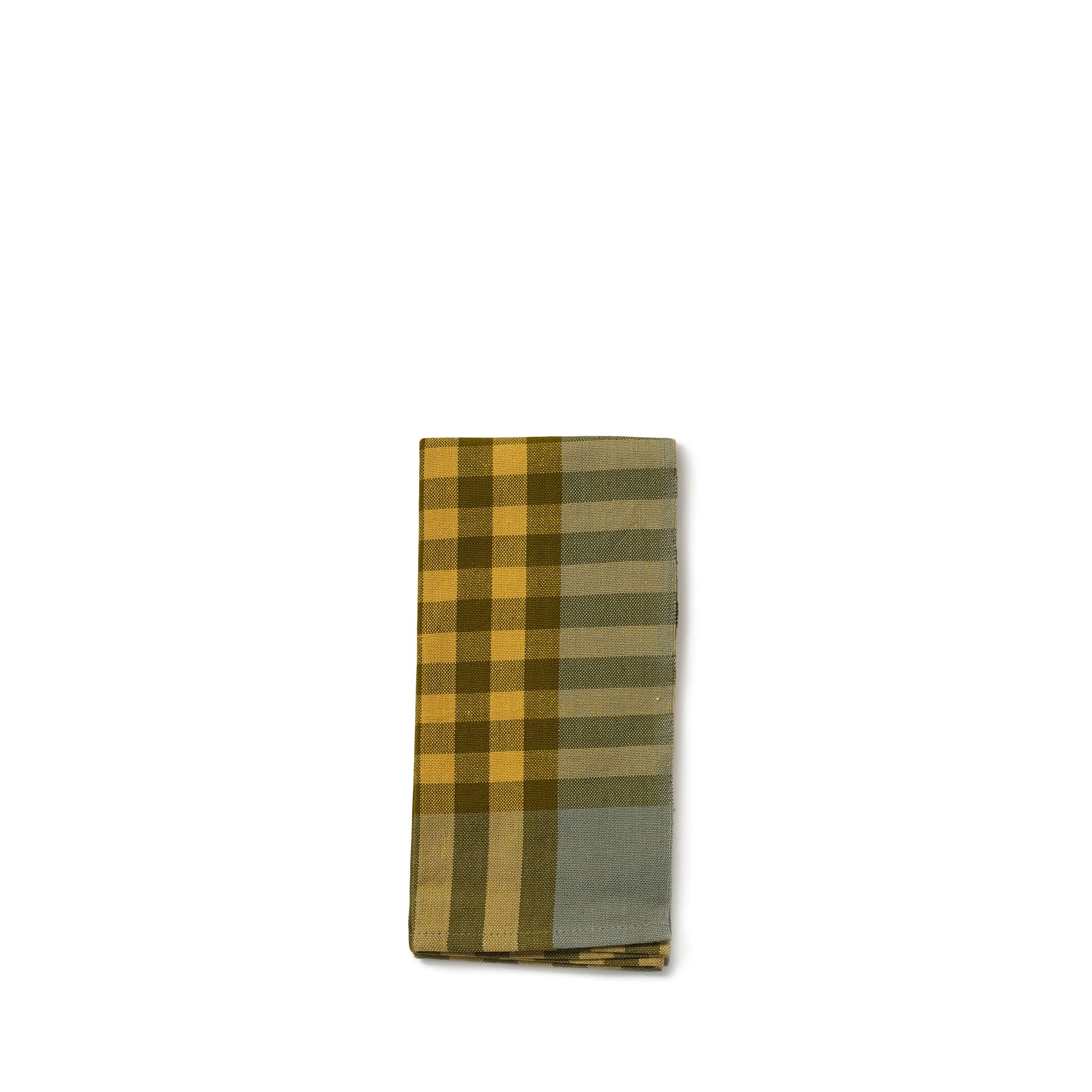 Grid Napkin in Pesto (Set of 2) Zoom Image 1