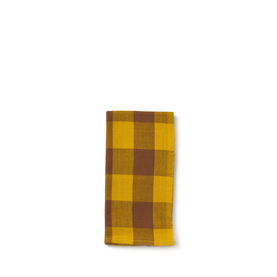 Big Gingham Napkin in Citrine (Set of 2) Image 1