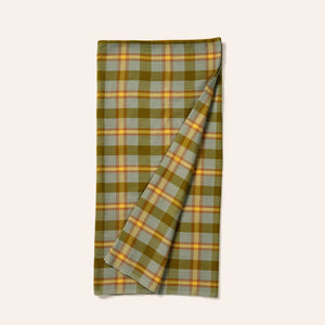 Charleston Plaid Tablecloth in Loden