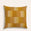 Hand Painted Patchwork Pillow in Spice
