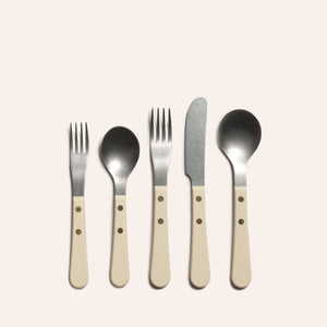 Provencal Flatware in Ivory (5 piece setting)