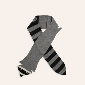 Racoon Scarf in Grey