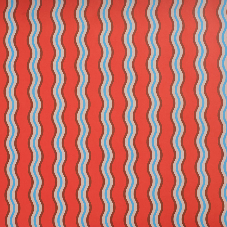 Crushed Red Wrapping Paper Roll Image 2