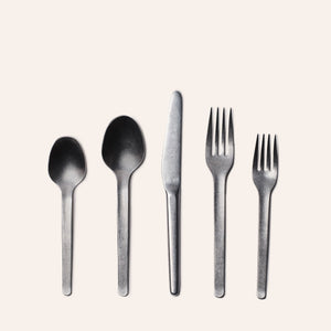 Muir Flatware in Tumbled (5 piece setting)