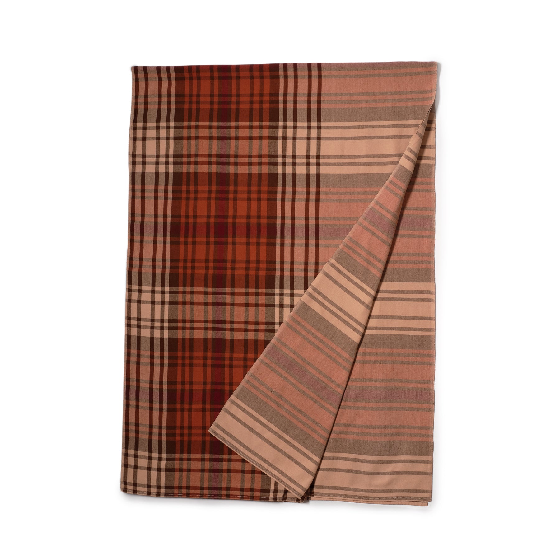 Hazy Plaid Tablecloth in Russet Zoom Image 1
