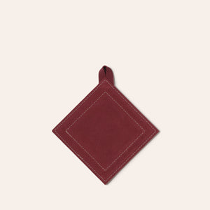 Suede Potholder in Eggplant