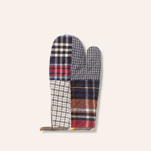 Patchwork Flannel Oven Mitt