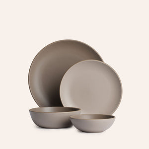 Cocoa Fawn 4-Piece Dinnerware Set