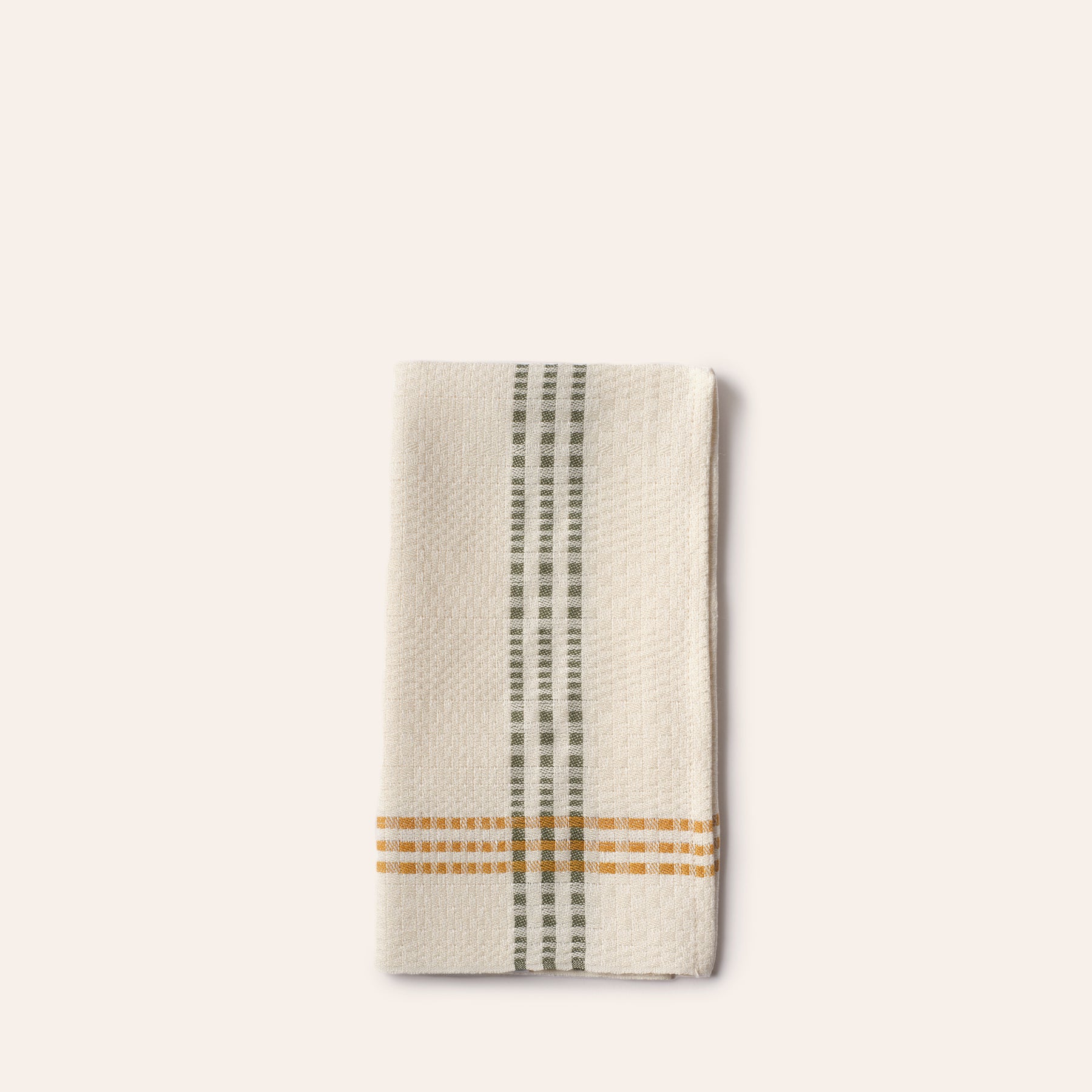 Daladräll Napkin in Ochre/Green